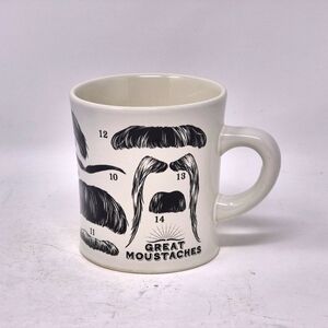The Unemployed Philosophers Guild Great Moustaches Mug
